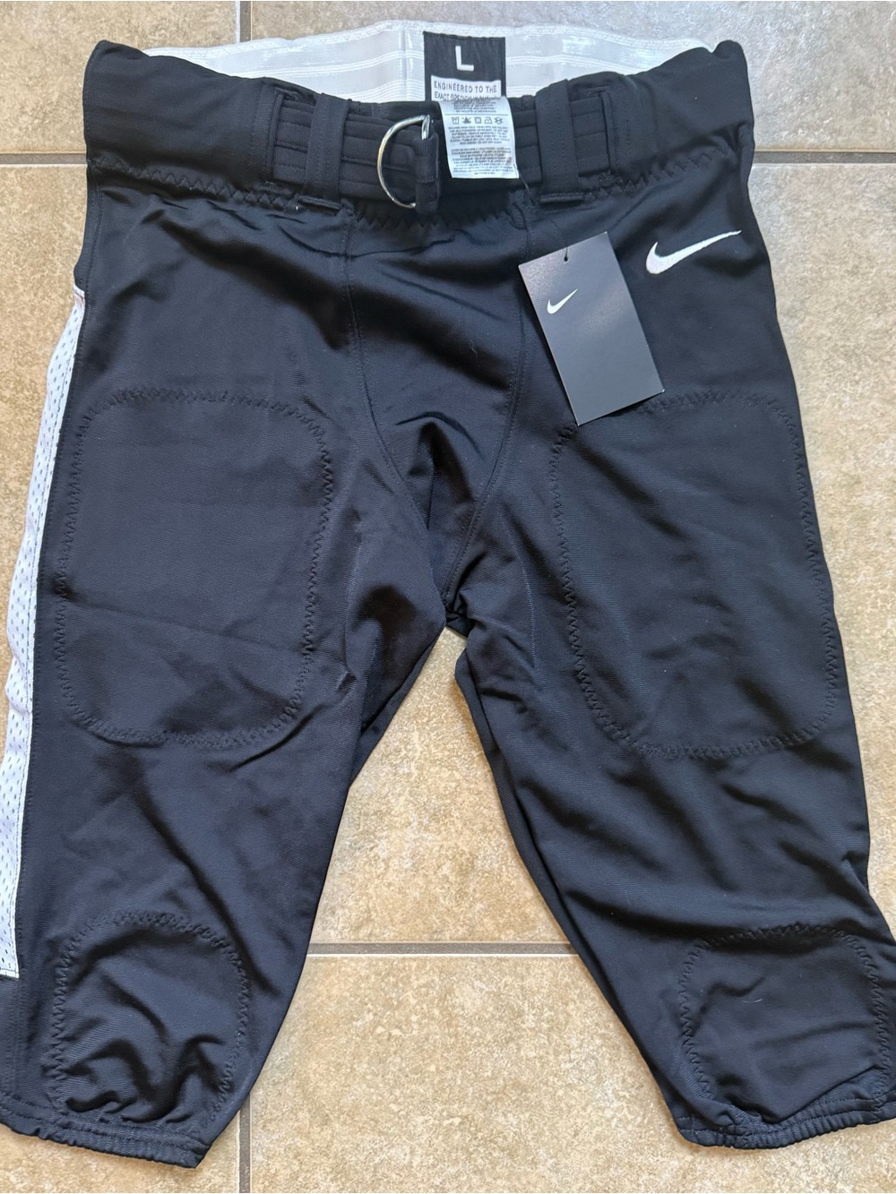 Nike Football Pants Men's Large 845930-012 Black New FAST SHIPPING